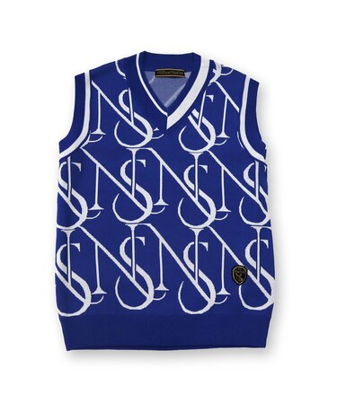 【メンズ】モノグラムニットベスト