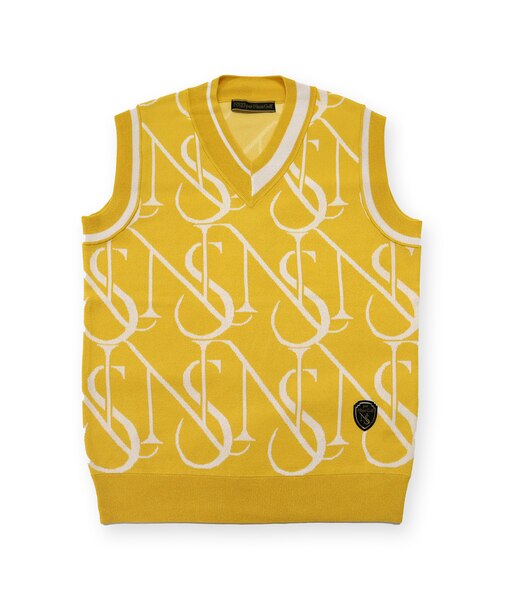 【メンズ】モノグラムニットベスト