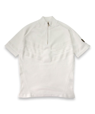 【メンズ】ホールガーメントハーフＺＩＰモックネック