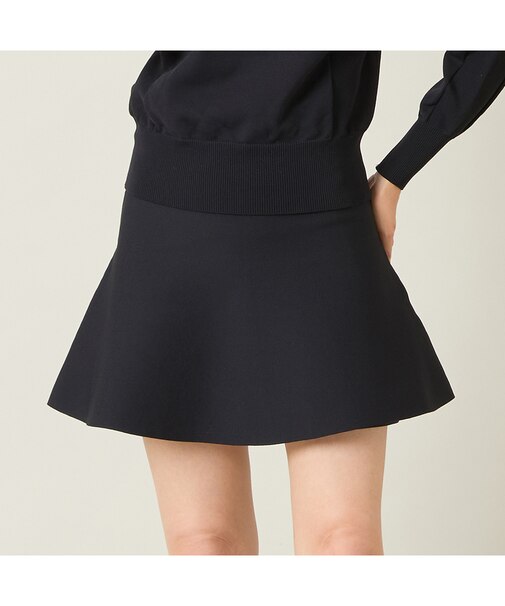 【レディース】ニットフレアスカート