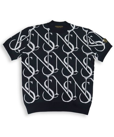 【メンズ】モノグラムニットモックネック