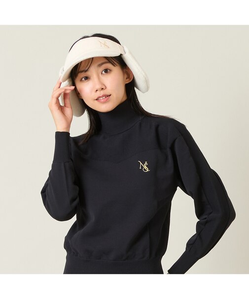 【レディース】ホールガーメント長袖ニットトップス