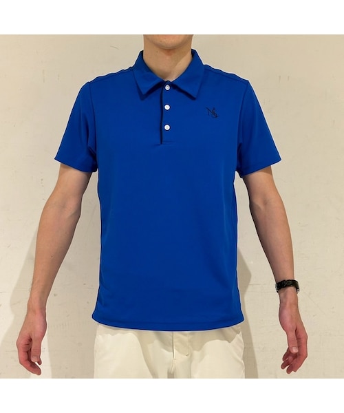 メンズ】ロゴ刺繍ポロシャツ｜ニッサゴルフの通販｜&mall（アンド