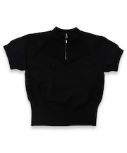 【林菜乃子プロ着用】【レディース】ホールガーメントハーフＺＩＰモックネック