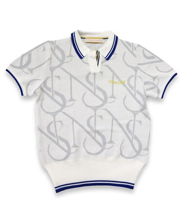 【レディース】モノグラムニットポロ