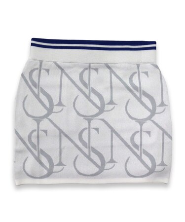 【レディース】モノグラムニットスカート