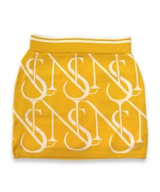 【レディース】モノグラムニットスカート