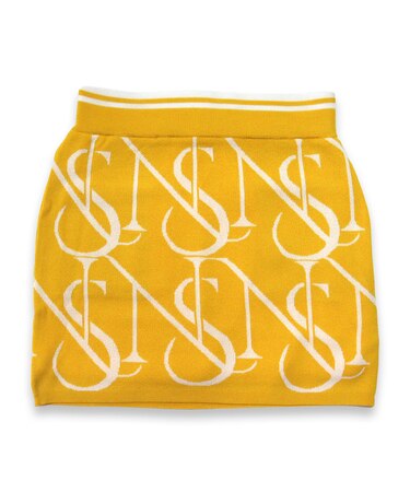 【レディース】モノグラムニットスカート