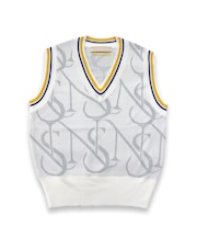 【林菜乃子プロ着用】【レディース】モノグラムニットベスト