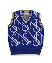 【林菜乃子プロ着用】【レディース】モノグラムニットベスト