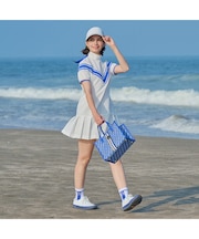 【林菜乃子プロ着用】【レディース】サッカーワンピース