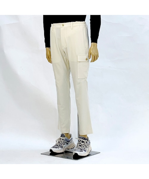ホワイトカーゴパンツ W34 L30 ゴールデンサイズ GOLD（ゴールド）カーゴパンツ 白 サイズ:M メンズ/2200643021310