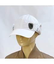 ロゴキルティングフライングキャップ