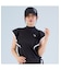 【レディース】ラッフルスリーブモックネック