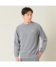 【メンズ】ベーシックカラーカシミヤニットセーター