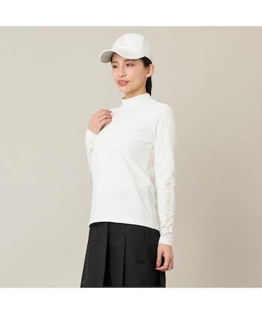 【Women's】【吸水速乾／UVカット／遮熱】メッシュカットソー