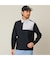 【Men's】カラーブロック長袖ポロ