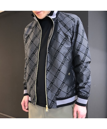 【Men's】米沢織ジャカードブルゾン