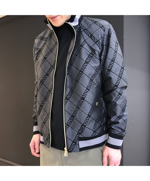 【Men's】米沢織ジャカードブルゾン