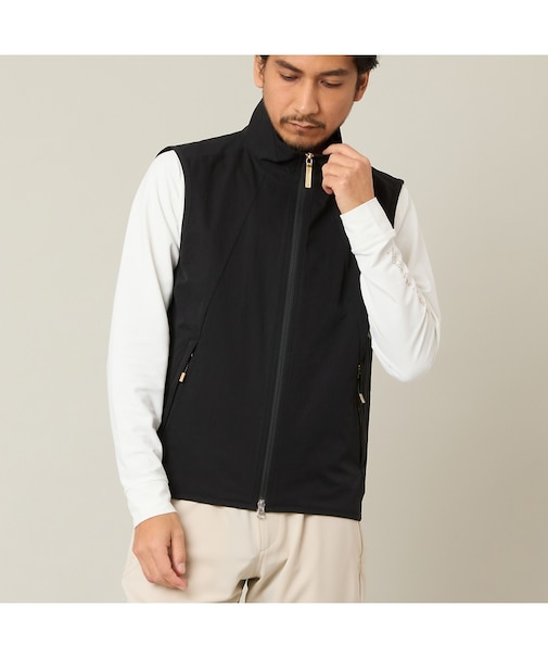 【Men's】バックロゴジップベスト