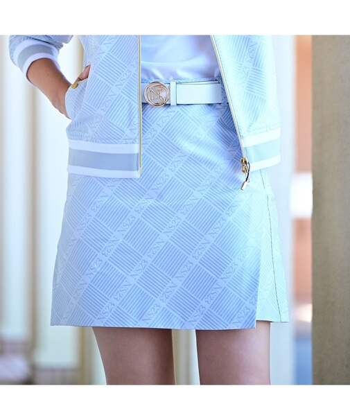 【Women's】【セットアップ可】米沢織ジャカードスカート