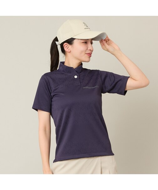 【Women's】ジャカードモックネック