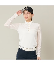 【Women's】【接触冷感】シアーシャツ