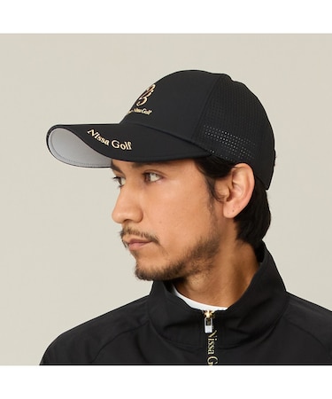 ラウンディッシュメッシュキャップ