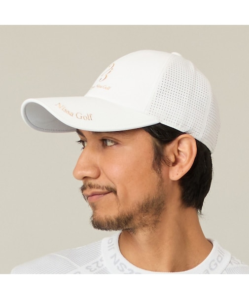 ラウンディッシュメッシュキャップ