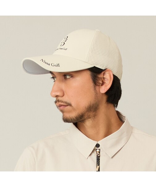 ラウンディッシュメッシュキャップ