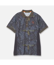 【Men's】ミモザプリントポロシャツ