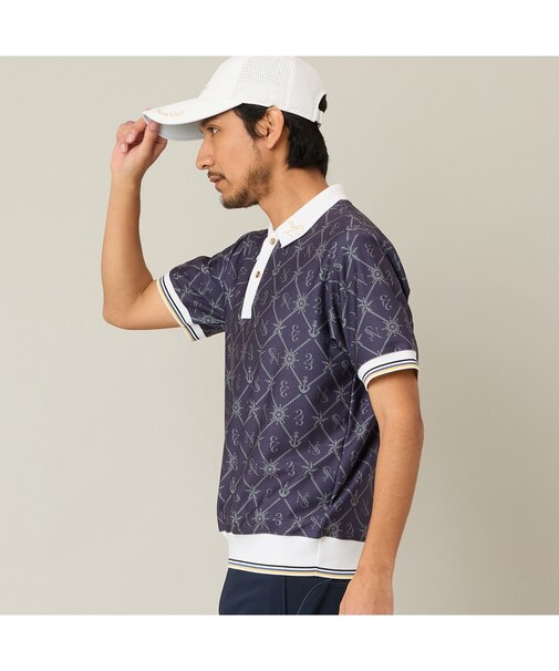 【Men's】マリーンプリントポロ