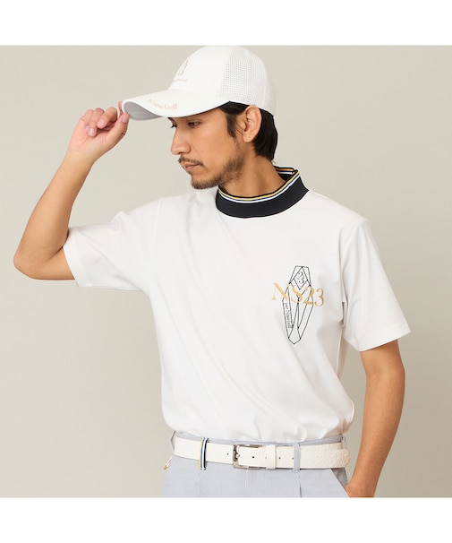 【Men's】マリンモチーフモックネック