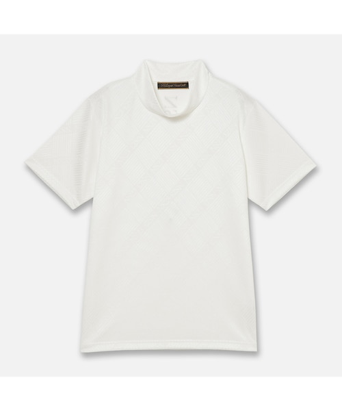 Men's】ロゴジャカードモックネック｜ニッサゴルフの通販｜&mall