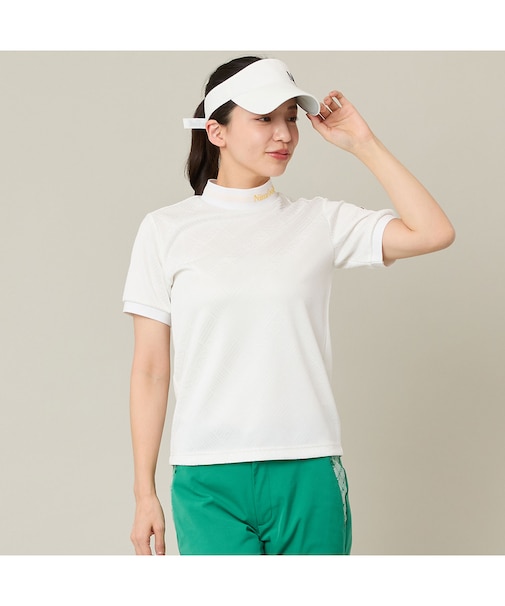 【Women's】ロゴジャカードモックネック