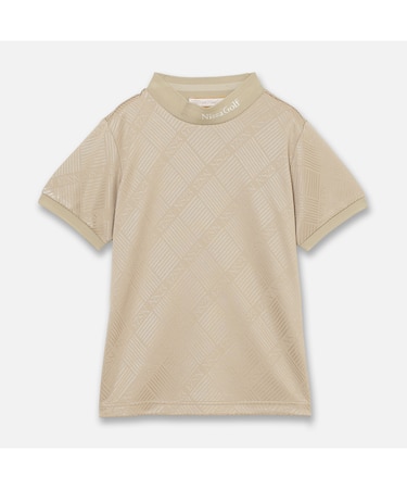 【Women's】ロゴジャカードモックネック