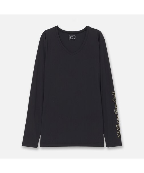 【Men's】【吸水速乾/UVカット/接触冷感】Vネックインナー
