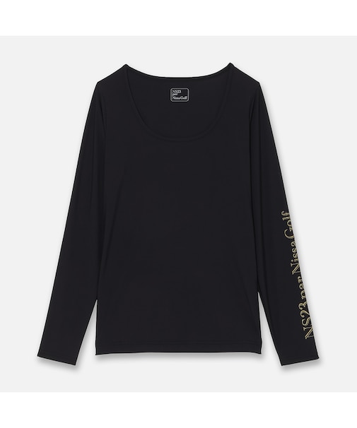 【Women's】【UVカット/接触冷感/吸水速乾】クルーネックインナー