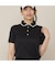 【Women's／吸水速乾／UVカット／接触冷感】ロゴ編み半袖ポロシャツ