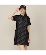 【Women's】モノグラムプリントワンピース