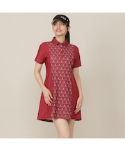 【Women's】モノグラムプリントワンピース