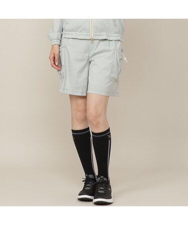 【Women's／接触冷感／撥水性／セットアップ対応】軽量ストレッチハーフパンツ