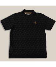 【Men's】モノグラムプリント半袖モックネック