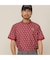 【Men's】モノグラムプリント半袖モックネック