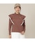 【Women's】フリルモックネック