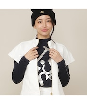 【Women's】ロゴプリントモックネック