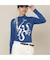 【Women's】ロゴプリントモックネック