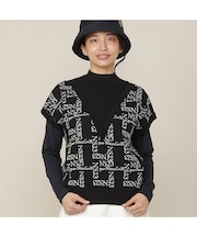 【Women's】モノグラムロゴJQニットベスト