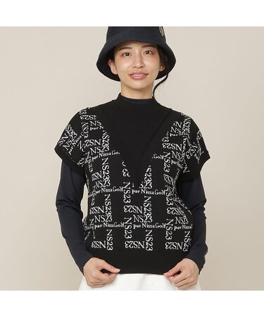 【Women's】モノグラムロゴJQニットベスト