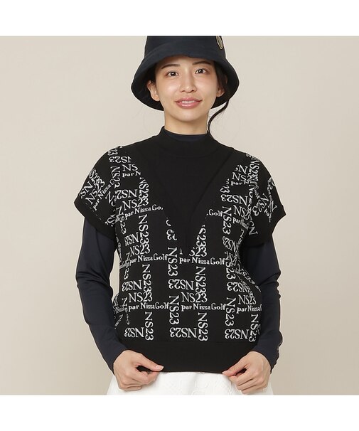 【Women's】モノグラムロゴJQニットベスト